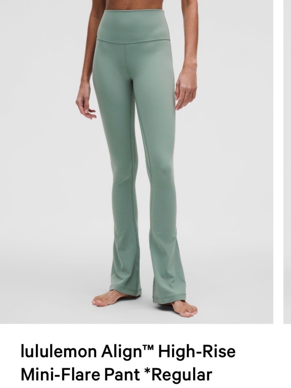 lululemon athletica Align High-Rise Flare Pant in Sage